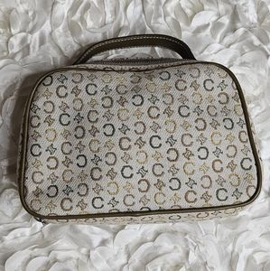 Celine Mini Bag in Cream and Gold Rare Make-Up Bag